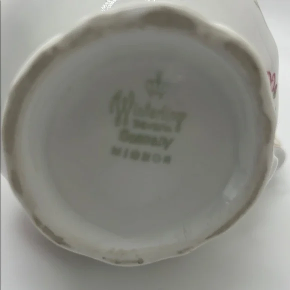 Vintage Creamer Winterling Bavaria Porcelain Floral Gold Accents - Picture 2 of 10